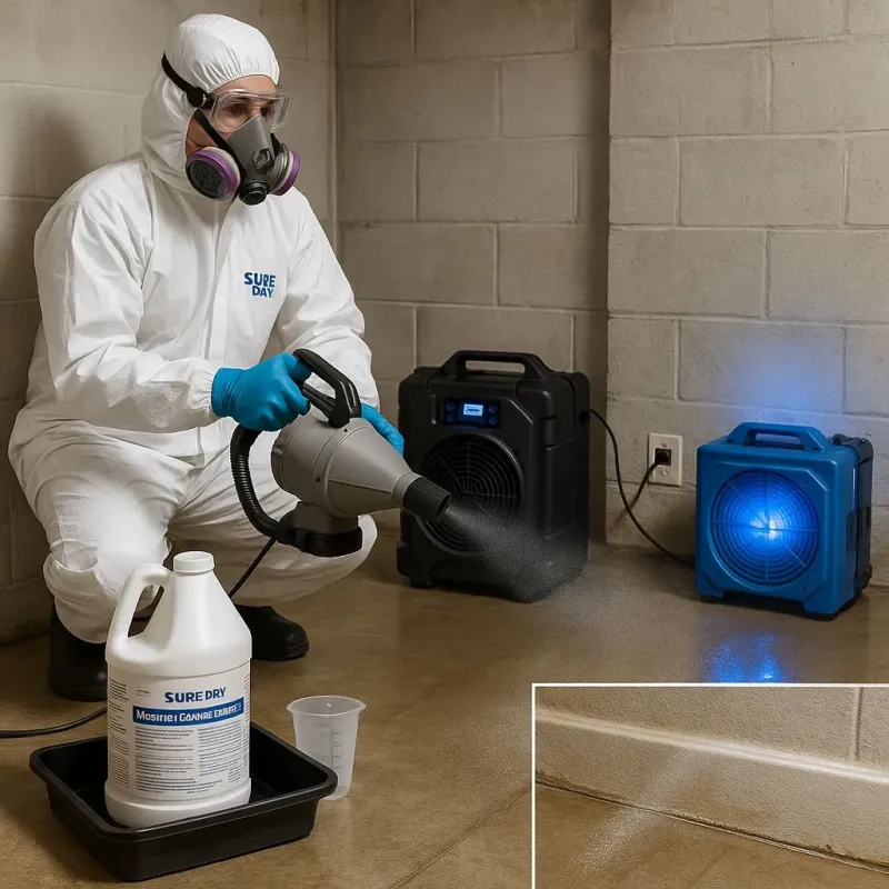 Sanitization and Odor Removal process in Davis County, UT